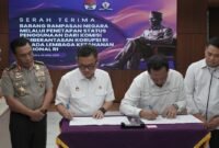 KPK Serahkan Aset Rampasan Rp3,52 Miliar ke Lemhannas