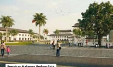 Penataan Gedung Sate Bikin Lalu Lintas Lancar